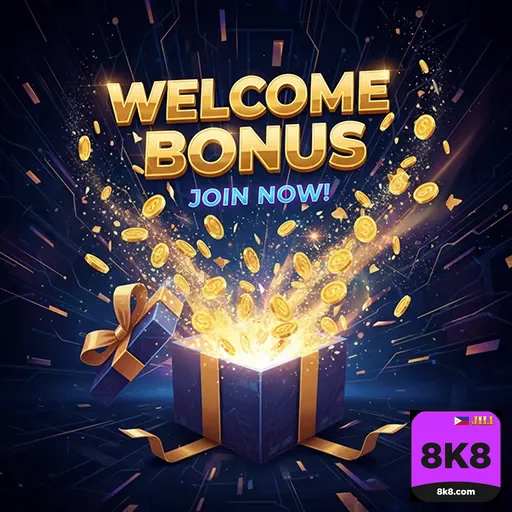 8k8 welcome bonus gift 7