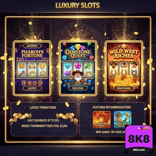 8k8 luxury slots promotions